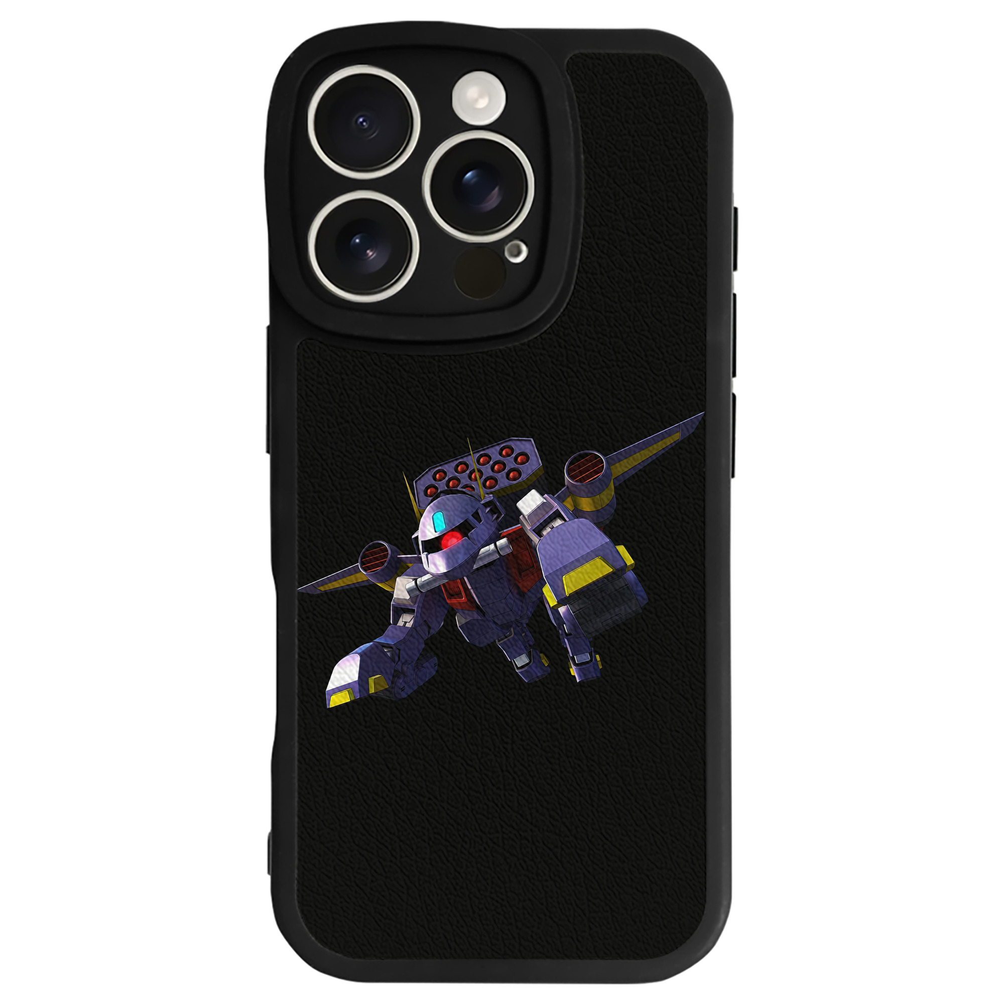 （画像用） 機動戦士ガンダム Mobile Suit Gundam 【iPhone 16シリーズ対応】シリコンスマホケース（レザー調） 材質：シリコン